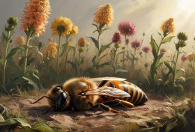 Why Frustrated Bees die from Hopelessness and Despair