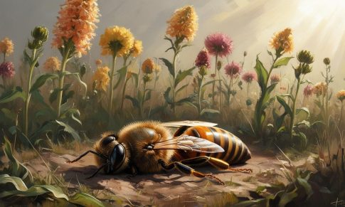Why Frustrated Bees die from Hopelessness and Despair